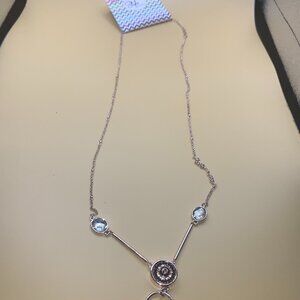 Style Dots Pendant Rose Gold 18" Chain Necklace NWT